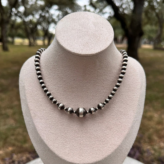 Layne sterling silver pearl necklace 18in