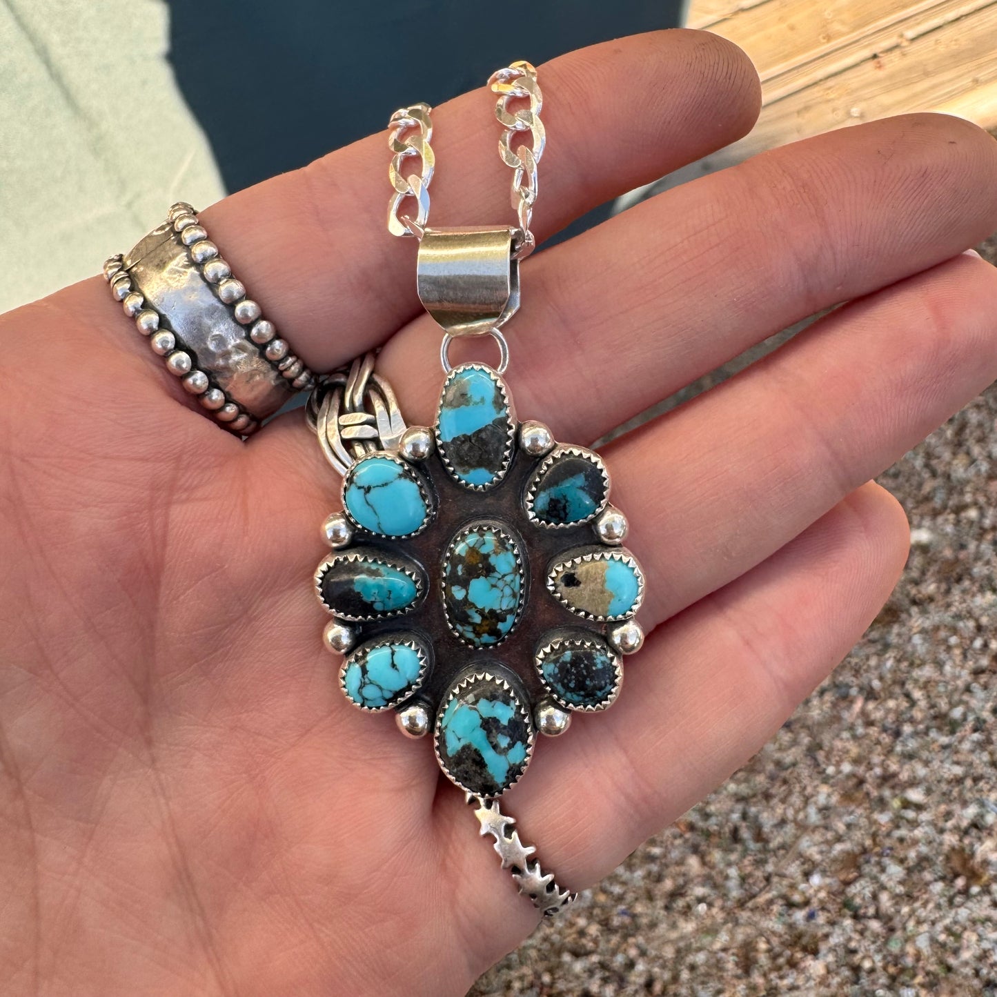 Helena Cluster pendant