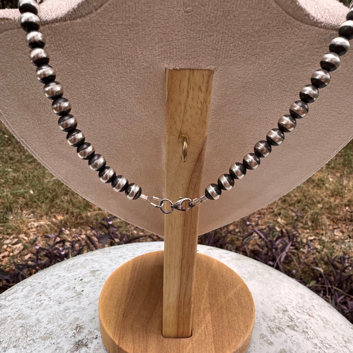 Layne sterling silver pearl necklace 18in