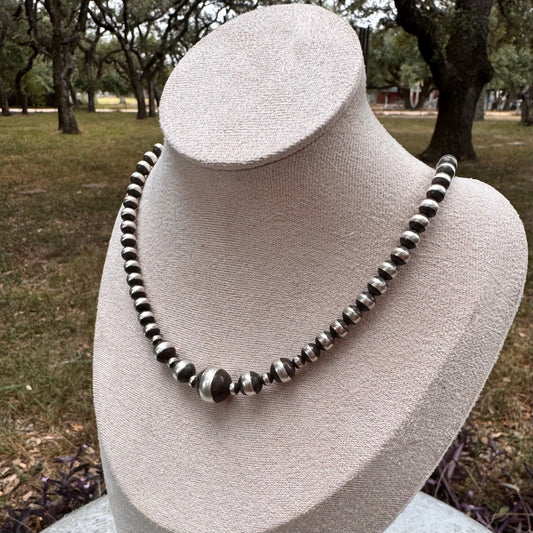 Layne sterling silver pearl necklace 18in